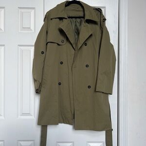Army Green Trench Coat